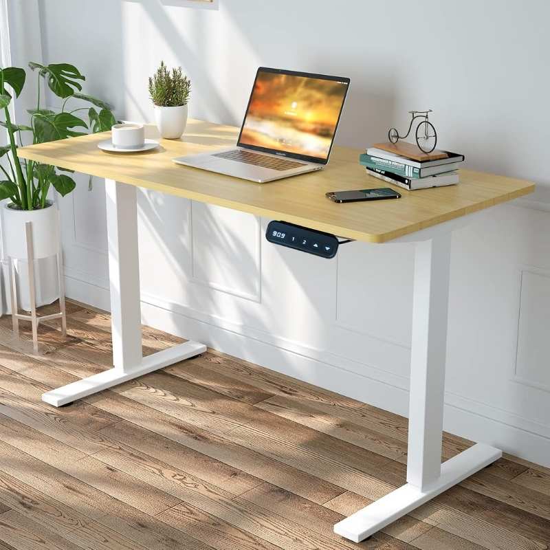 Premium Wooden Height Adjustable Table for All Workspaces